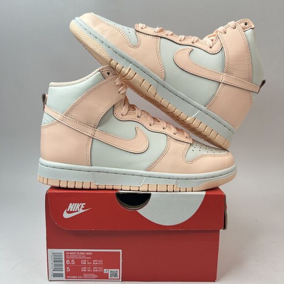 Nike Dunk High WMNS “Sail Crimson Tint” 2023